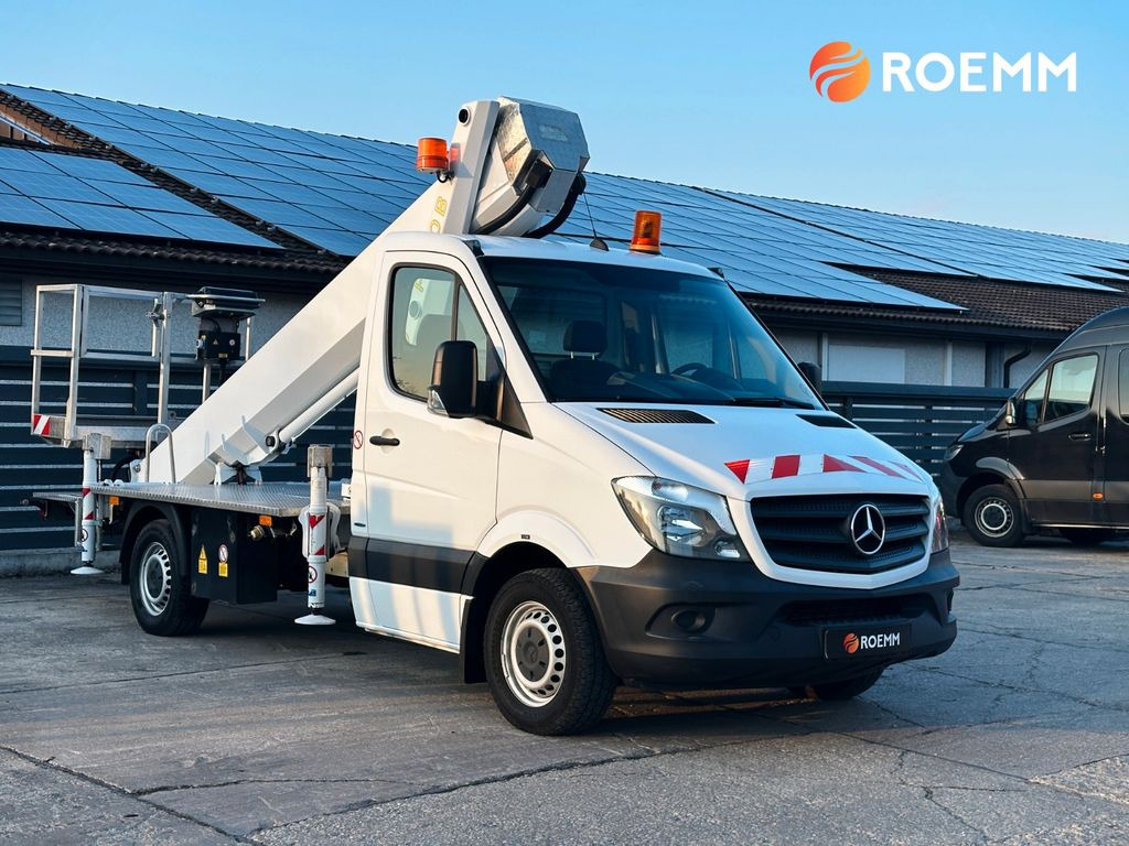 Mercedes-Benz Sprinter*Palfinger P220B Hubarbeitsbühne*1. Hand - Lastbil med mandskabslift, Varebil: billede 1 Mercedes-Benz Sprinter*Palfinger P220B Hubarbeitsbühne*1. Hand - Lastbil med mandskabslift, Varebil: billede 1