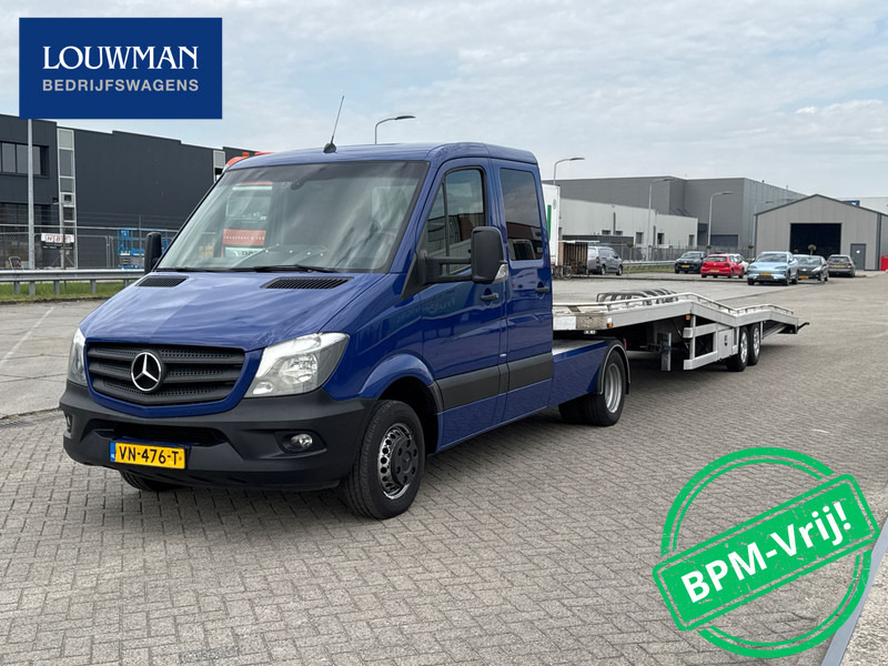 Mercedes-Benz Sprinter 519cdi 3.0 Bluetec BE Combi Tijhof DC V6 Dubbele Cabine Tijhof trailer Airco Cruise Control - Trækker: billede 1 Mercedes-Benz Sprinter 519cdi 3.0 Bluetec BE Combi Tijhof DC V6 Dubbele Cabine Tijhof trailer Airco Cruise Control - Trækker: billede 1