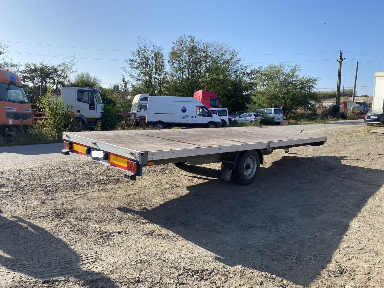 Schmitz Cargobull REPACOM Rema remorca 6,5 m lungime platforma pentru marfa / util - Ladtrailer: billede 1 Schmitz Cargobull REPACOM Rema remorca 6,5 m lungime platforma pentru marfa / util - Ladtrailer: billede 1