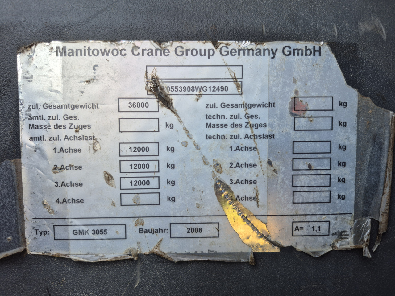 Mobilkran GROVE GMK3055: billede 9