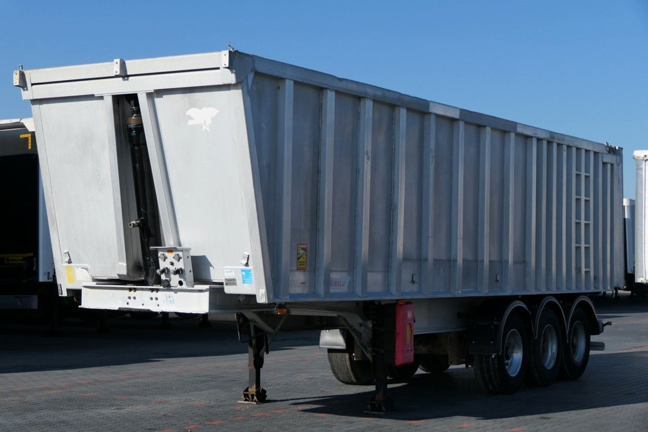 Benalu TIPPER 45 M3/WHOLE ALUMINIUM/5700 KG/FLAP-DOORS - Tipvogn sættevogn: billede 2 Benalu TIPPER 45 M3/WHOLE ALUMINIUM/5700 KG/FLAP-DOORS - Tipvogn sættevogn: billede 2