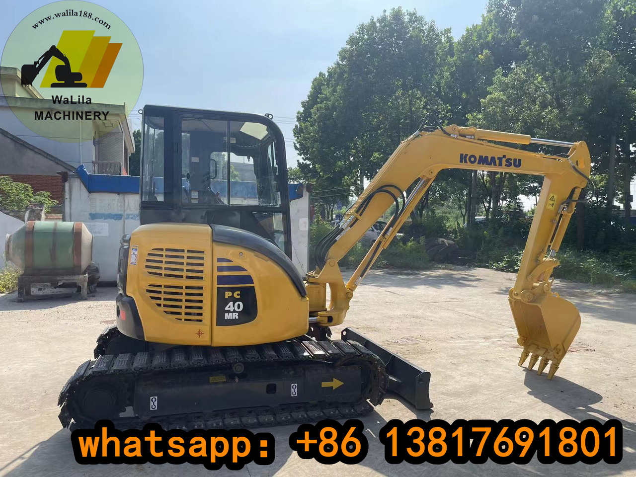 KOMATSU PC 40 MR-3 - Minigravemaskine: billede 1 KOMATSU PC 40 MR-3 - Minigravemaskine: billede 1
