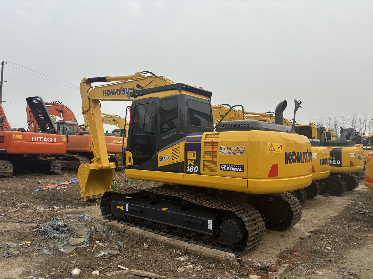 KOMATSU PC160 - Bæltegravemaskine: billede 1 KOMATSU PC160 - Bæltegravemaskine: billede 1