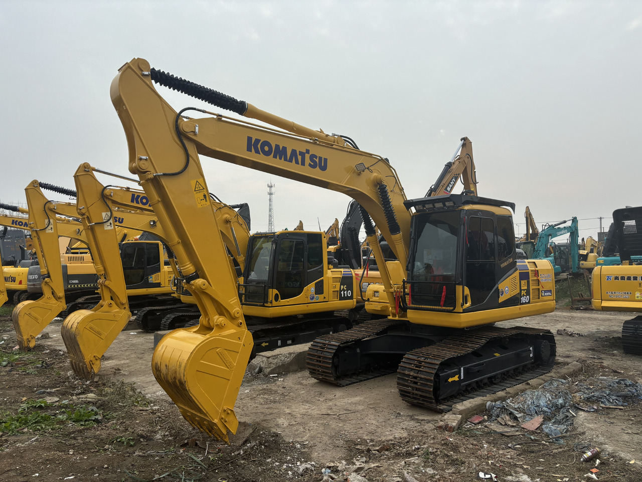 KOMATSU PC160 - Bæltegravemaskine: billede 4 KOMATSU PC160 - Bæltegravemaskine: billede 4