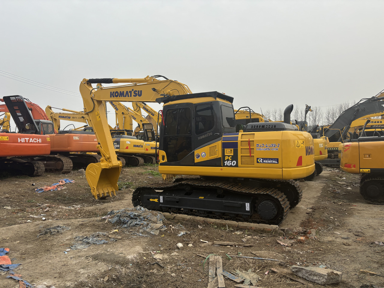 KOMATSU PC160 - Bæltegravemaskine: billede 2 KOMATSU PC160 - Bæltegravemaskine: billede 2