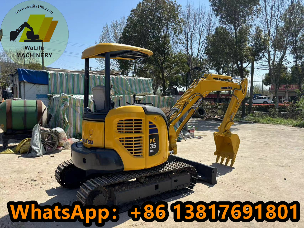 KOMATSU Pc35 - Minigravemaskine: billede 1 KOMATSU Pc35 - Minigravemaskine: billede 1