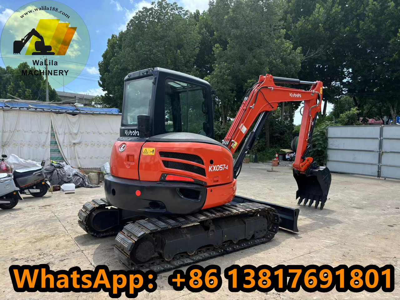 KUBOTA Kx057-4 - Minigravemaskine: billede 4 KUBOTA Kx057-4 - Minigravemaskine: billede 4