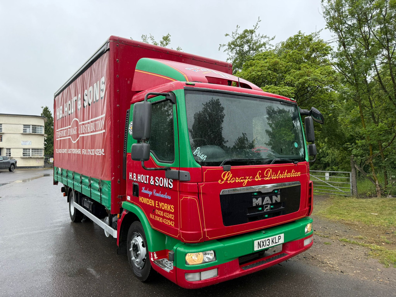2013 MAN TGL Curtainside Truck - Lastbil med presenning: billede 1 2013 MAN TGL Curtainside Truck - Lastbil med presenning: billede 1