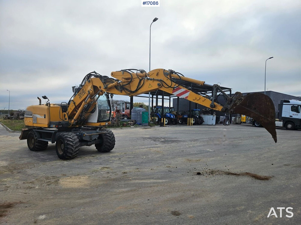 Hjulgravemaskine Excavator LIEBHERR A314 (2007): billede 6