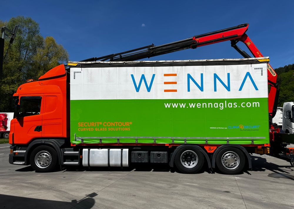 Scania G420 // Tandem // HDS Palfinger 18002 EH // Przyczepa // Oś skrętna podnoszona // Video !!! - Lastbil med presenning, El-lastbil: billede 3 Scania G420 // Tandem // HDS Palfinger 18002 EH // Przyczepa // Oś skrętna podnoszona // Video !!! - Lastbil med presenning, El-lastbil: billede 3