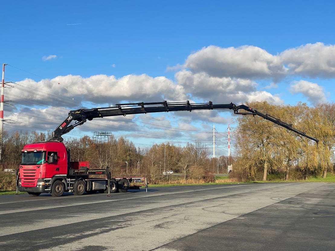 Scania R500 V8 R500 with hiab 800 with jib and winch - Lastbil med kran, Lastbil med lad: billede 3 Scania R500 V8 R500 with hiab 800 with jib and winch - Lastbil med kran, Lastbil med lad: billede 3