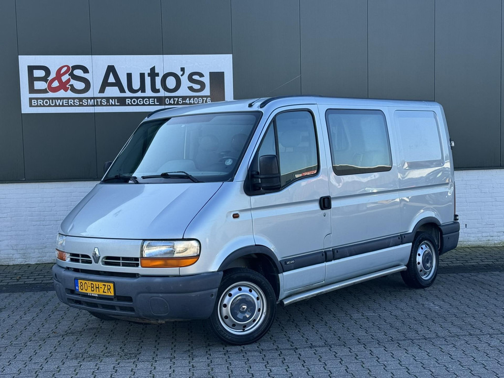Renault Master-T28 2.5dCi L1H1 Dubbele cabine Trekhaak APK 05-2025 Loopt goed! - Mandskabsbil: billede 1 Renault Master-T28 2.5dCi L1H1 Dubbele cabine Trekhaak APK 05-2025 Loopt goed! - Mandskabsbil: billede 1
