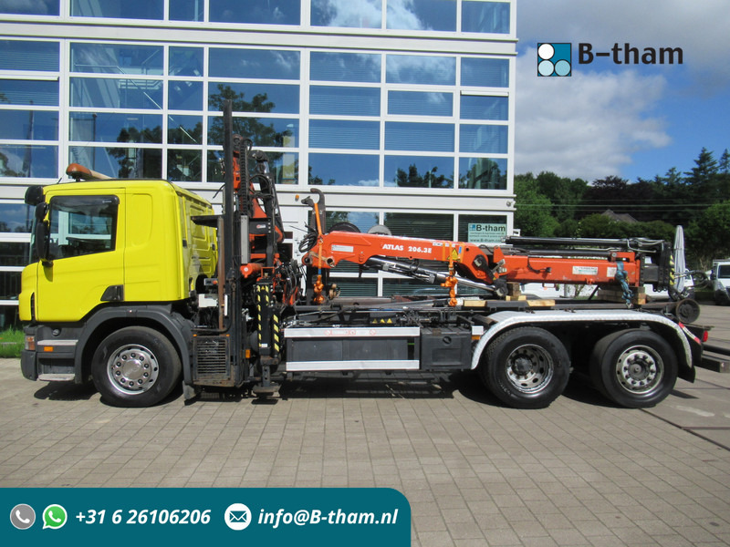 Scania P 340 B 6x2*4 VDL Haak - Kraan ATLAS 206.3E - Lastbil kroghejs, Lastbil med kran: billede 1 Scania P 340 B 6x2*4 VDL Haak - Kraan ATLAS 206.3E - Lastbil kroghejs, Lastbil med kran: billede 1