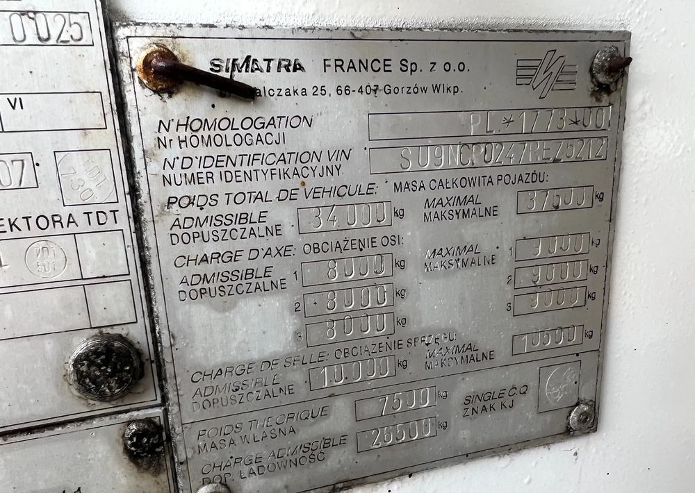 Sommer Simatra France - Tanksættevogn: billede 5 Sommer Simatra France - Tanksættevogn: billede 5