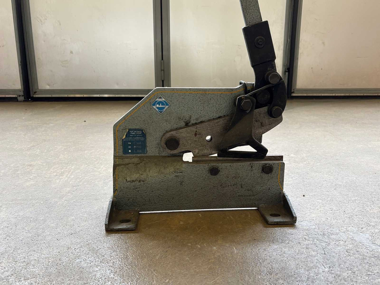 Metal cutter Mubea 3S / 6R - Værktøj/ Udstyr: billede 2 Metal cutter Mubea 3S / 6R - Værktøj/ Udstyr: billede 2