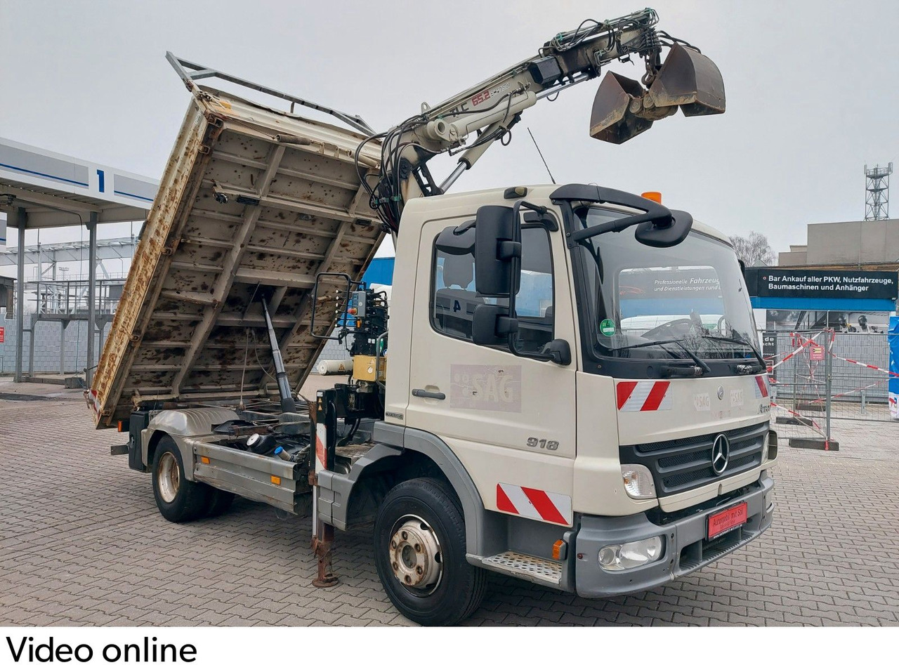 Mercedes-Benz Atego 2 4-Zyl. 4x2 918 TEREX KRAN 3-Seiten Kipp - Tipvogn lastbil, Lastbil med kran: billede 2 Mercedes-Benz Atego 2 4-Zyl. 4x2 918 TEREX KRAN 3-Seiten Kipp - Tipvogn lastbil, Lastbil med kran: billede 2