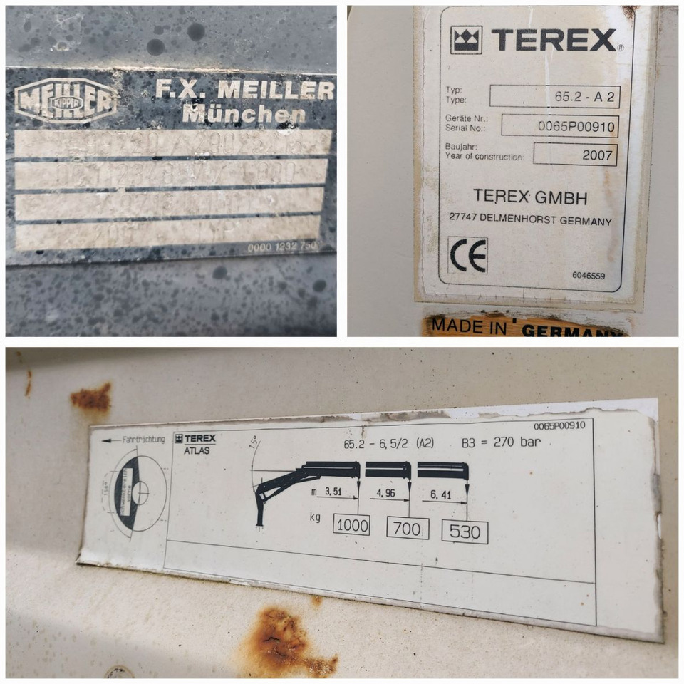 Mercedes-Benz Atego 2 4-Zyl. 4x2 918 TEREX KRAN 3-Seiten Kipp - Tipvogn lastbil, Lastbil med kran: billede 3 Mercedes-Benz Atego 2 4-Zyl. 4x2 918 TEREX KRAN 3-Seiten Kipp - Tipvogn lastbil, Lastbil med kran: billede 3