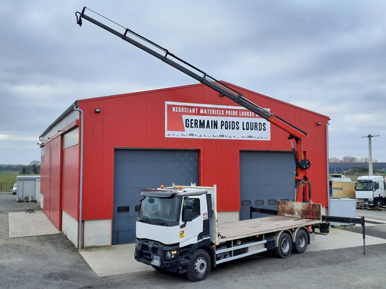 Renault C430 6x4 Standard platform Truck - Lastbil med lad, Lastbil med kran: billede 1 Renault C430 6x4 Standard platform Truck - Lastbil med lad, Lastbil med kran: billede 1