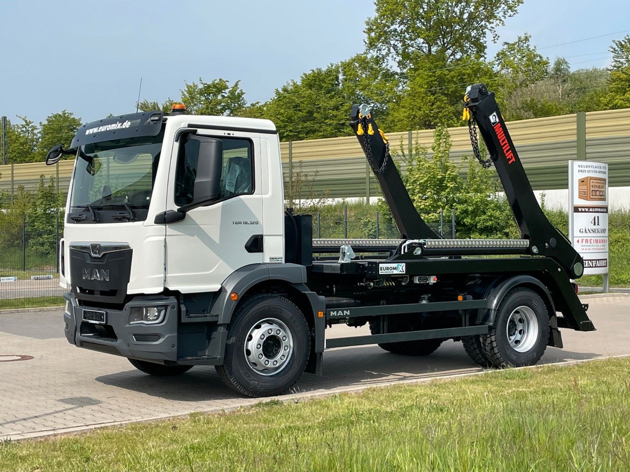 MAN TGM 18.320 4x2 Euro 6e Hiab Multilift Futura 12 - Tipvogn lastbil, Lastbil med kran: billede 2 MAN TGM 18.320 4x2 Euro 6e Hiab Multilift Futura 12 - Tipvogn lastbil, Lastbil med kran: billede 2