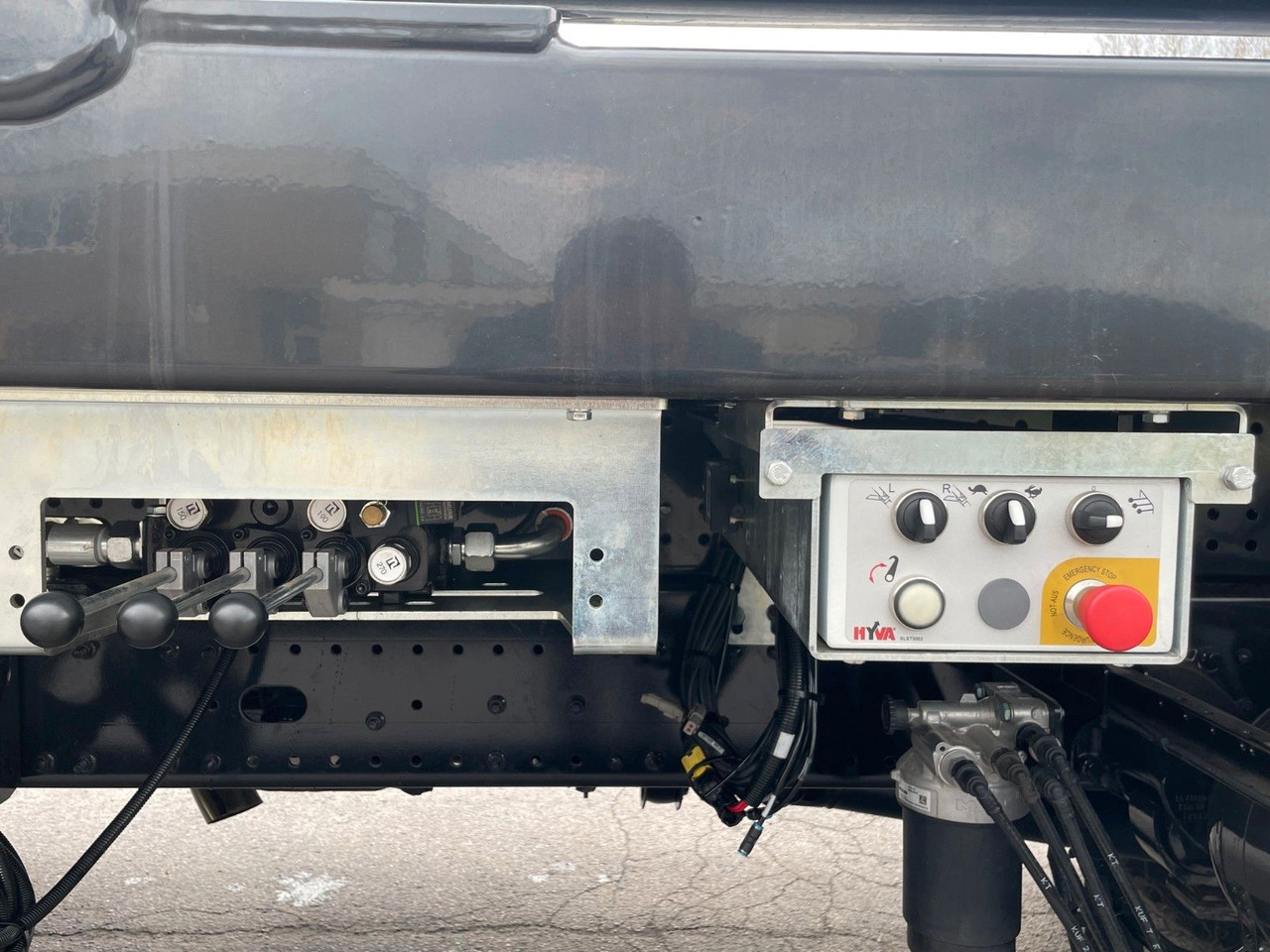 Tipvogn lastbil, Lastbil med kran MAN TGM 18.320 4x2 Euro 6e Hyva Absetzkipper: billede 13