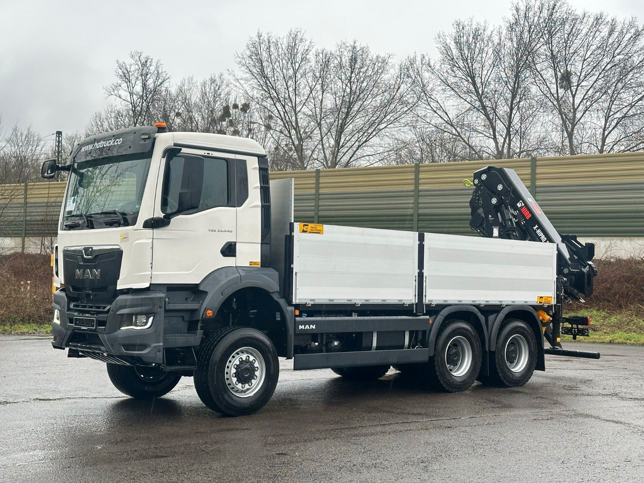 MAN TGS 33.440 6x6 Kran HIAB X-HiPro 302 E 6 - Lastbil med lad, Lastbil med kran: billede 3 MAN TGS 33.440 6x6 Kran HIAB X-HiPro 302 E 6 - Lastbil med lad, Lastbil med kran: billede 3
