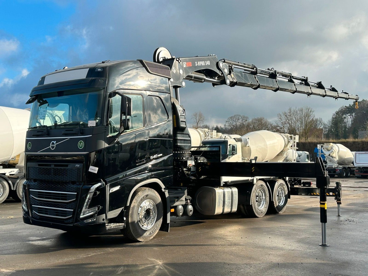 Volvo FH 540 6x4 Euro6e HIAB X-HIPRO 548 E 8 - Lastbil med lad, Lastbil med kran: billede 1 Volvo FH 540 6x4 Euro6e HIAB X-HIPRO 548 E 8 - Lastbil med lad, Lastbil med kran: billede 1