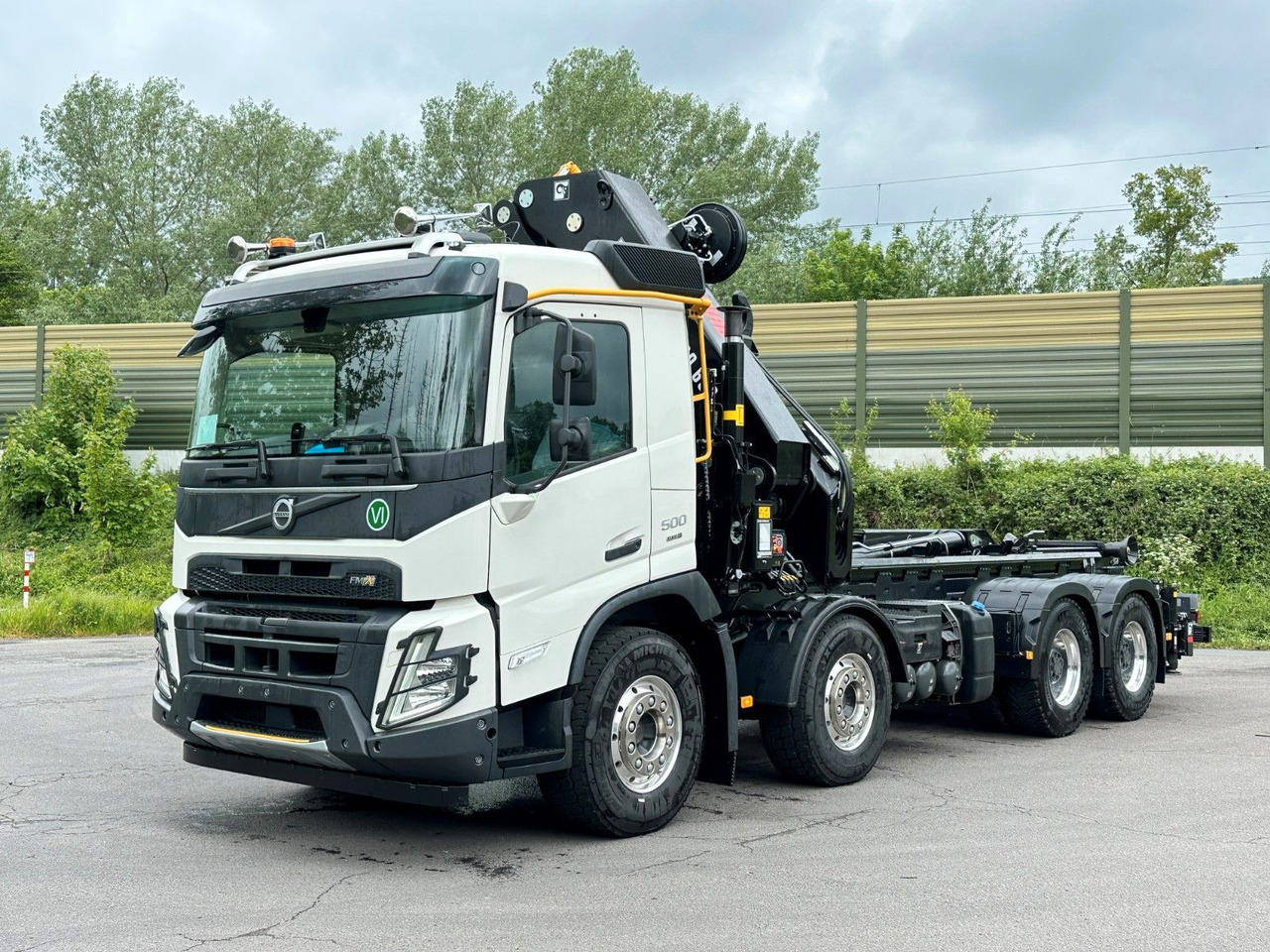 Volvo FMX 500 8x4 Abrollkipper + Kran Hiab 658-6 - Lastbil kroghejs, Lastbil med kran: billede 2 Volvo FMX 500 8x4 Abrollkipper + Kran Hiab 658-6 - Lastbil kroghejs, Lastbil med kran: billede 2