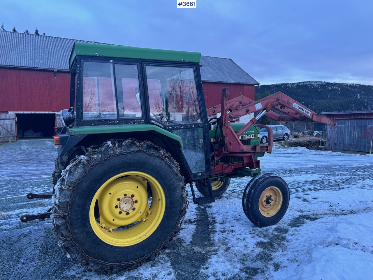 1980 John Deere 1140 Synchron w/ Front loader and bucket - Traktor: billede 4 1980 John Deere 1140 Synchron w/ Front loader and bucket - Traktor: billede 4