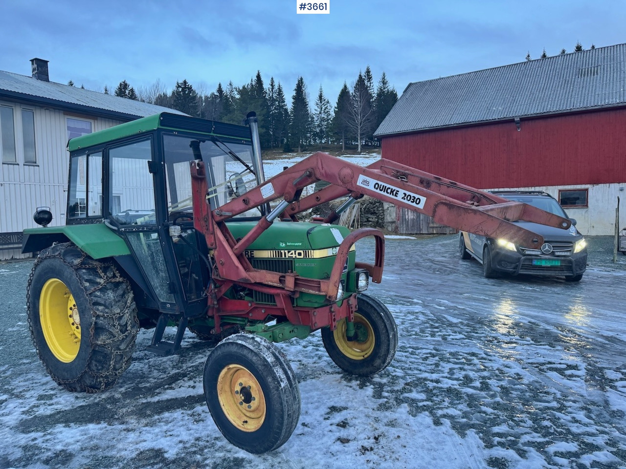 1980 John Deere 1140 Synchron w/ Front loader and bucket - Traktor: billede 3 1980 John Deere 1140 Synchron w/ Front loader and bucket - Traktor: billede 3