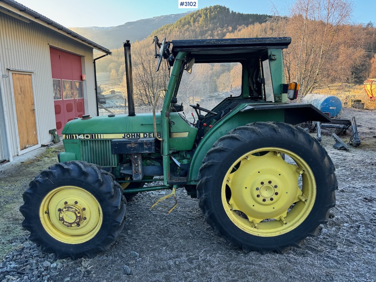 1981 John Deere 1140 Synchron with front loader - Traktor: billede 5 1981 John Deere 1140 Synchron with front loader - Traktor: billede 5
