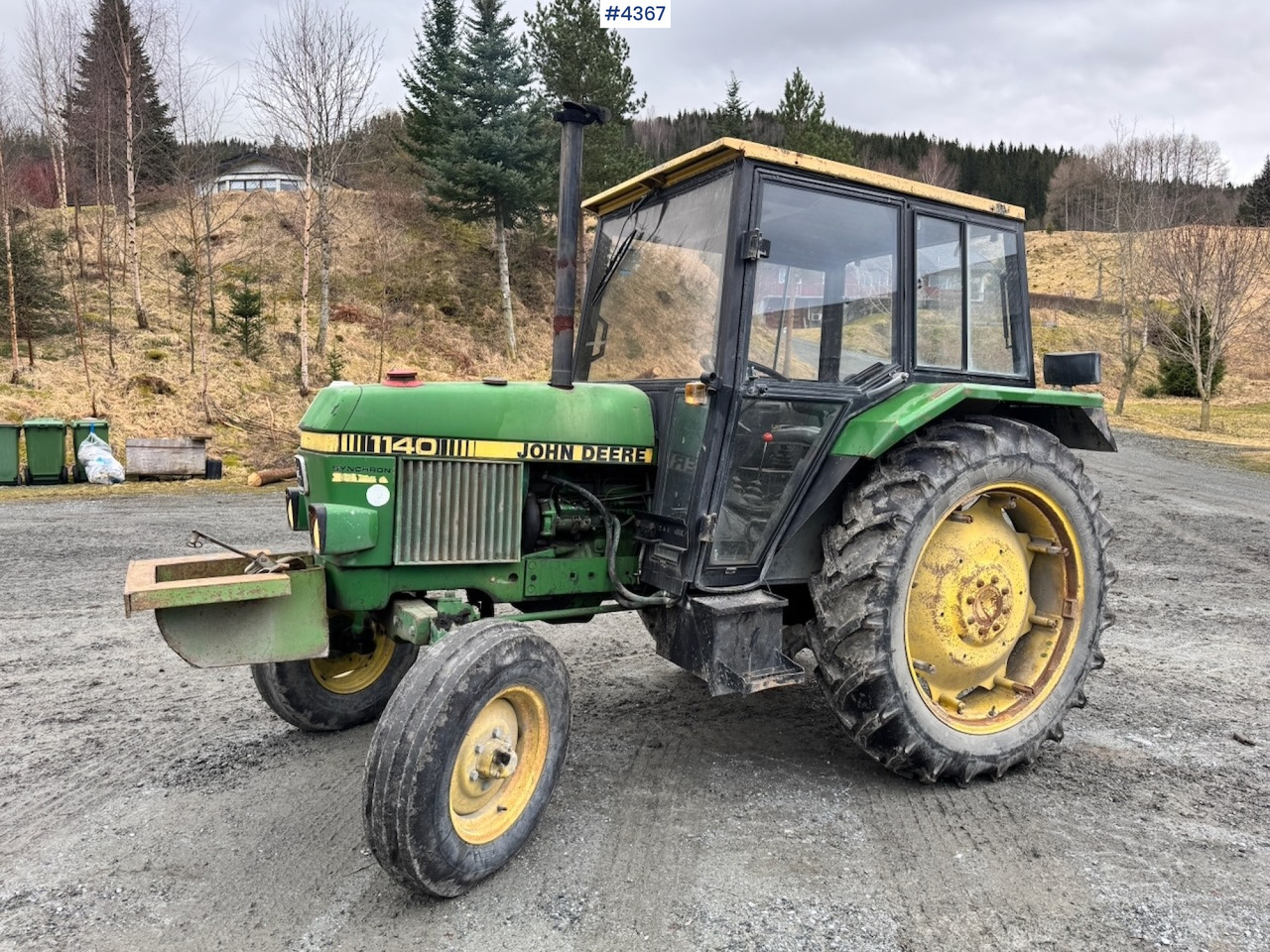 1982 John Deere 1140 4x2 Tractor w/ Twin Wheels and Chains. - Traktor: billede 2 1982 John Deere 1140 4x2 Tractor w/ Twin Wheels and Chains. - Traktor: billede 2