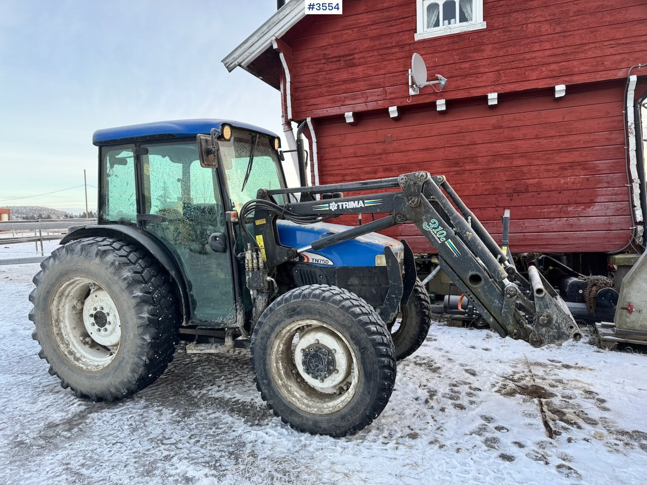 2003 New Holland TN75D 4x4 w/ Front Loader. 4000 hours! - Traktor: billede 2 2003 New Holland TN75D 4x4 w/ Front Loader. 4000 hours! - Traktor: billede 2