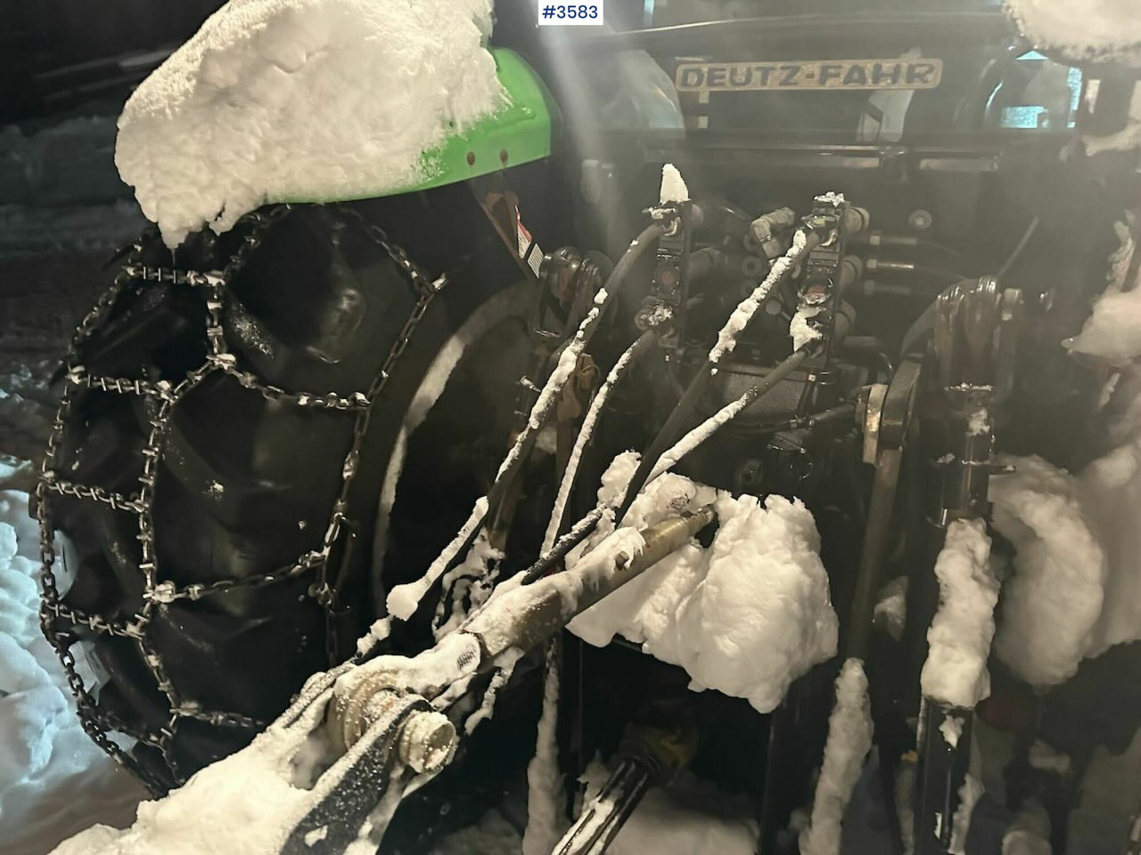 Traktor 2008 Deutz-Fahr Agrofarm 100 traktor w/ Trima Front loader. See hours!: billede 23