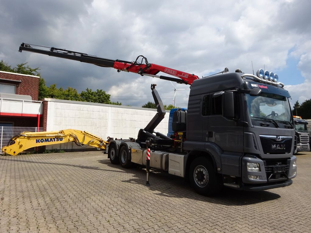 MAN 26.500 Abroller + Fassi F125A Kran 6x2-4 Allrad - Lastbil kroghejs, Lastbil med kran: billede 3 MAN 26.500 Abroller + Fassi F125A Kran 6x2-4 Allrad - Lastbil kroghejs, Lastbil med kran: billede 3
