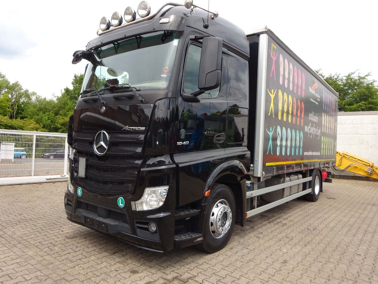 Mercedes-Benz 1840 Pritsche+Plane Edscha StreamSpace - Lastbil med presenning: billede 2 Mercedes-Benz 1840 Pritsche+Plane Edscha StreamSpace - Lastbil med presenning: billede 2