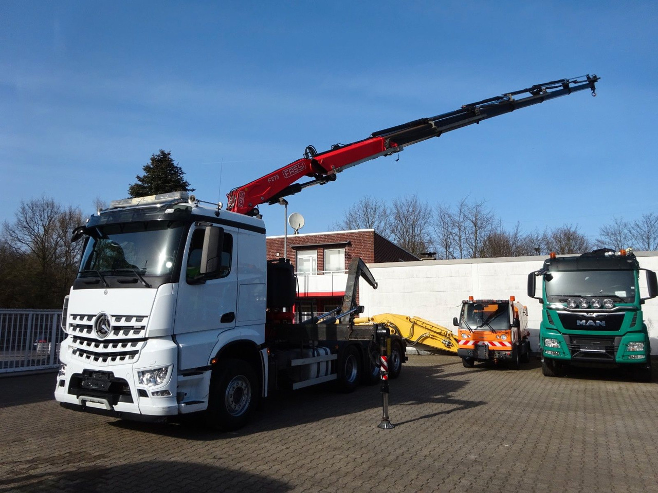 Mercedes-Benz 3248 Fassi Abroller + Fassi F275A 8x4 TRIDEM - Lastbil med kran: billede 5 Mercedes-Benz 3248 Fassi Abroller + Fassi F275A 8x4 TRIDEM - Lastbil med kran: billede 5