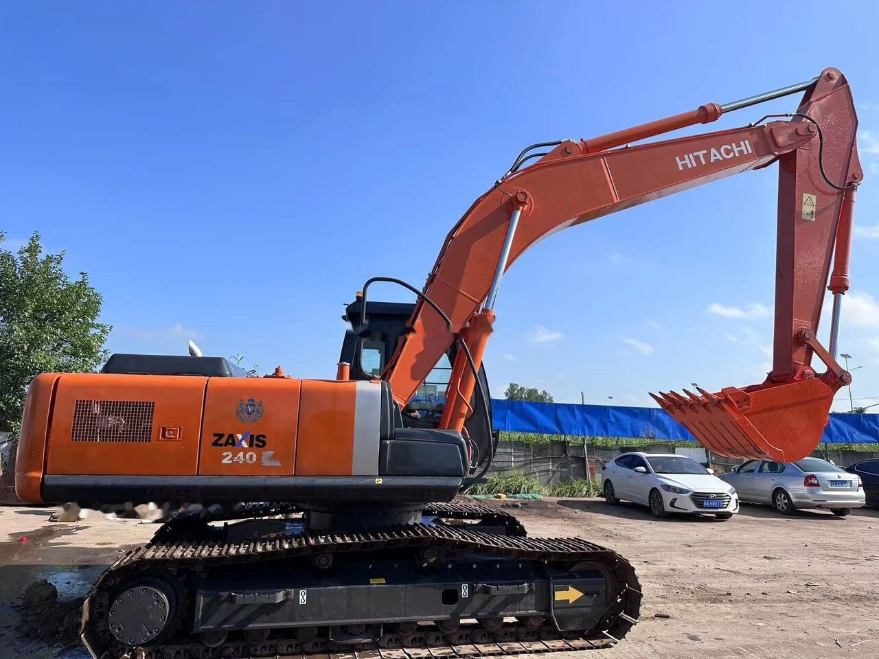 Hitachi ZX240 - Bæltegravemaskine: billede 5 Hitachi ZX240 - Bæltegravemaskine: billede 5