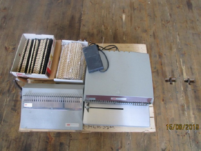 WIRO SCHLIESSMASCHINE GBC 112-PM-1 - Trykmaskine: billede 4 WIRO SCHLIESSMASCHINE GBC 112-PM-1 - Trykmaskine: billede 4