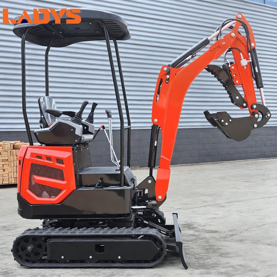 LADYS Mini Excavator Digger Miniexcavadora EPA Kubota Engine Chinese LADYS DY18 Mini Excavator For Sale With Mini Excavator Attachment Set - Minigravemaskine: billede 4 LADYS Mini Excavator Digger Miniexcavadora EPA Kubota Engine Chinese LADYS DY18 Mini Excavator For Sale With Mini Excavator Attachment Set - Minigravemaskine: billede 4