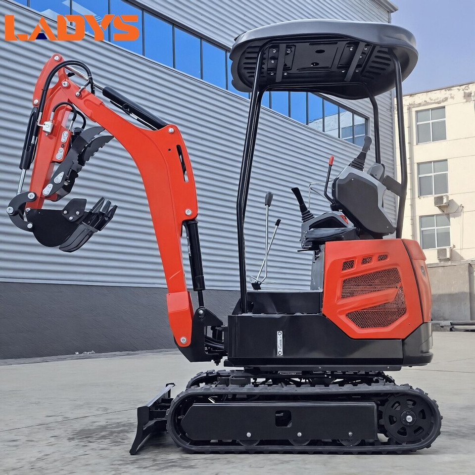 LADYS Mini Excavator Digger Miniexcavadora EPA Kubota Engine Chinese LADYS DY18 Mini Excavator For Sale With Mini Excavator Attachment Set - Minigravemaskine: billede 3 LADYS Mini Excavator Digger Miniexcavadora EPA Kubota Engine Chinese LADYS DY18 Mini Excavator For Sale With Mini Excavator Attachment Set - Minigravemaskine: billede 3
