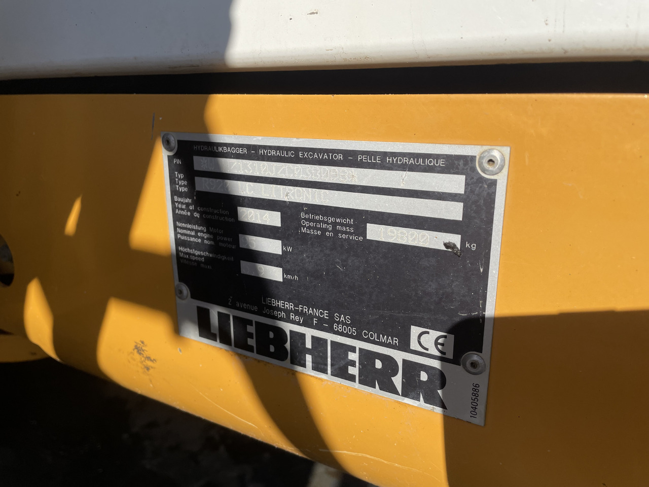 LIEBHERR R920 r920LC - Bæltegravemaskine: billede 4 LIEBHERR R920 r920LC - Bæltegravemaskine: billede 4