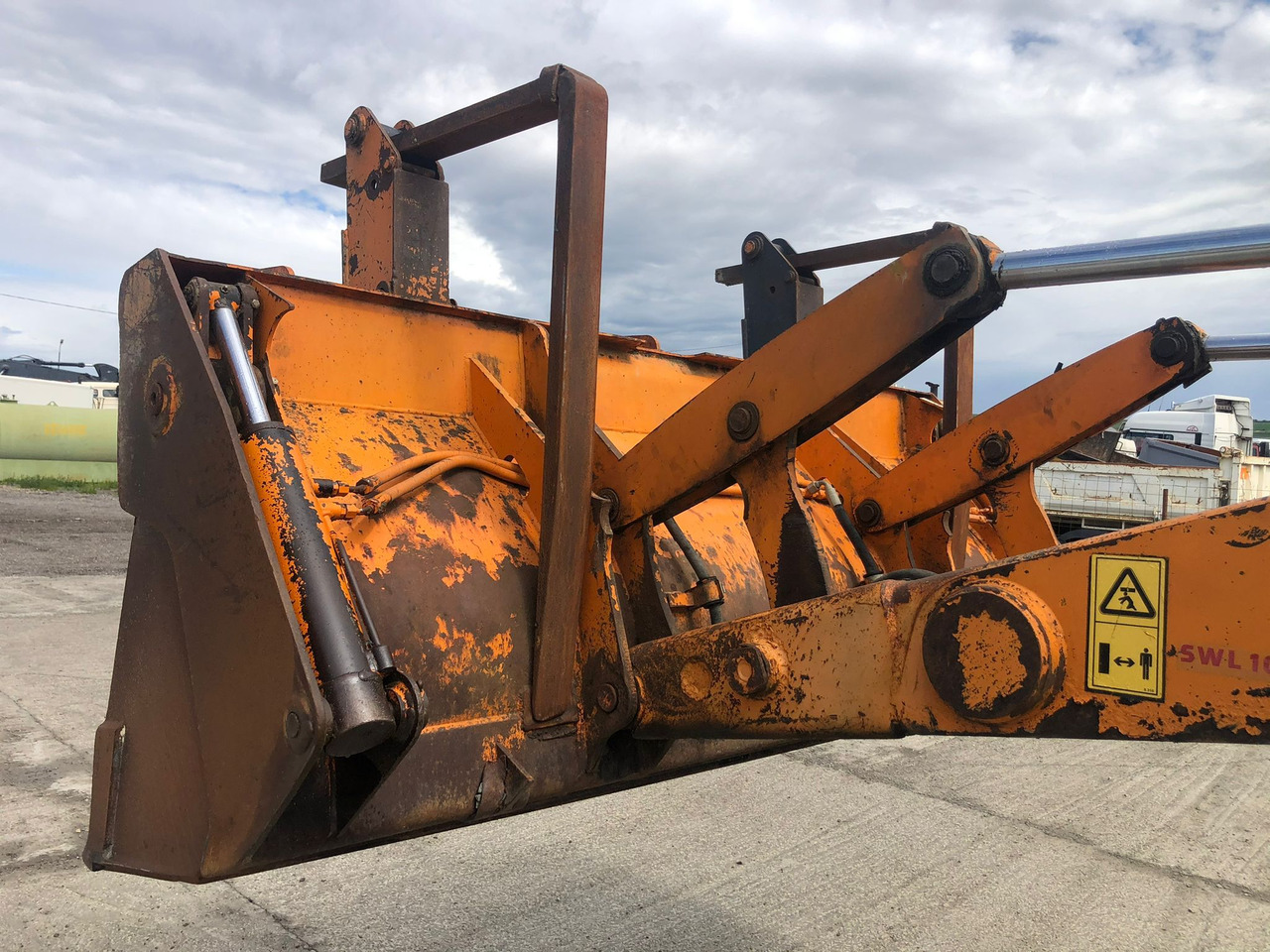 Gravelæssemaskine CATERPILLAR 428 C TERRACING EQUIPMENT BULLDOEXCAVATOR: billede 6