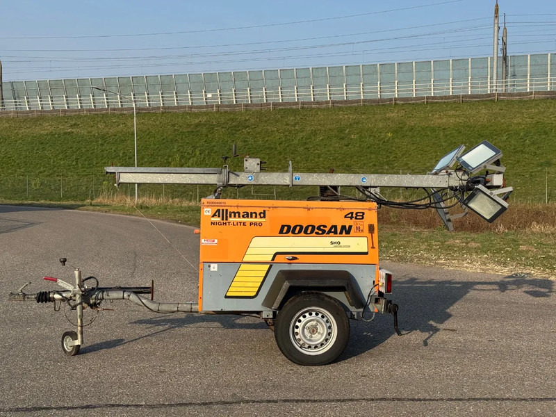 Doosan Allmand Night-Light Pro mobiele lichtmast LED - Lystårn: billede 3 Doosan Allmand Night-Light Pro mobiele lichtmast LED - Lystårn: billede 3