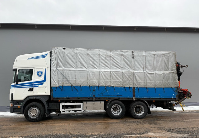 Scania 144G 6x2 *Juuri Katsastettu* - Lastbil med kran: billede 3 Scania 144G 6x2 *Juuri Katsastettu* - Lastbil med kran: billede 3