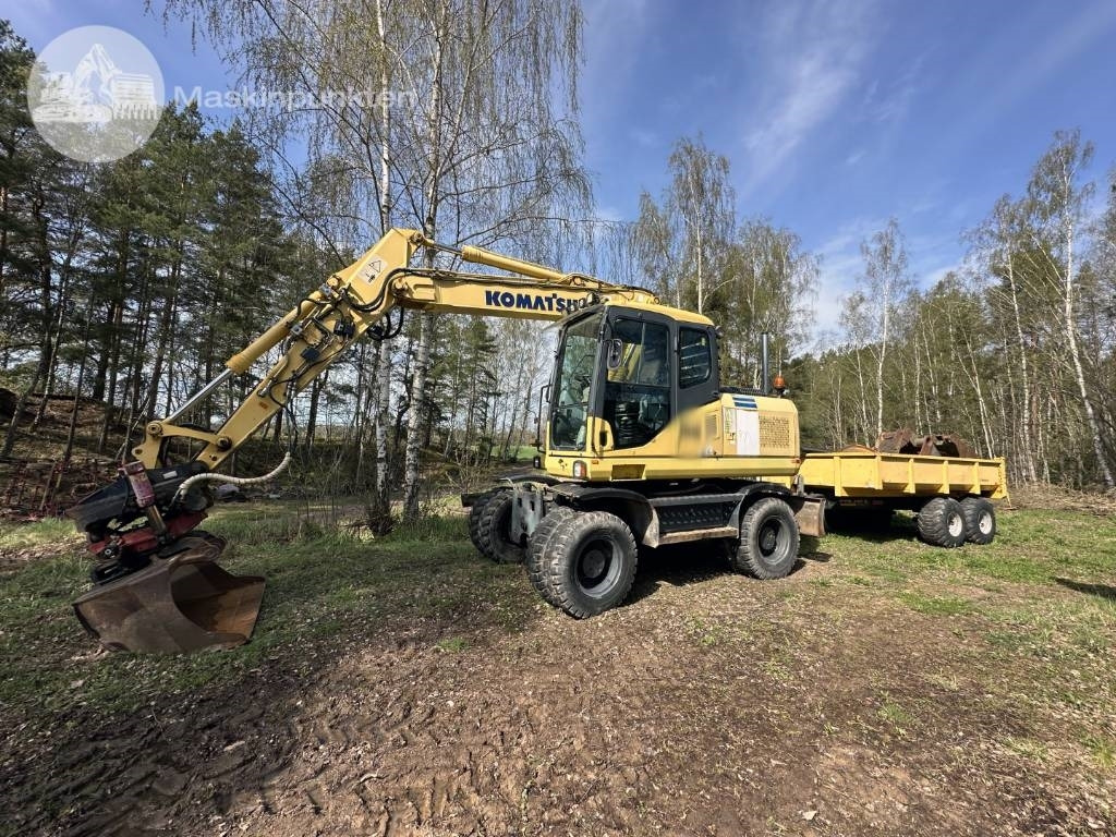 Komatsu PW 160 ES-7K - Hjulgravemaskine: billede 1 Komatsu PW 160 ES-7K - Hjulgravemaskine: billede 1