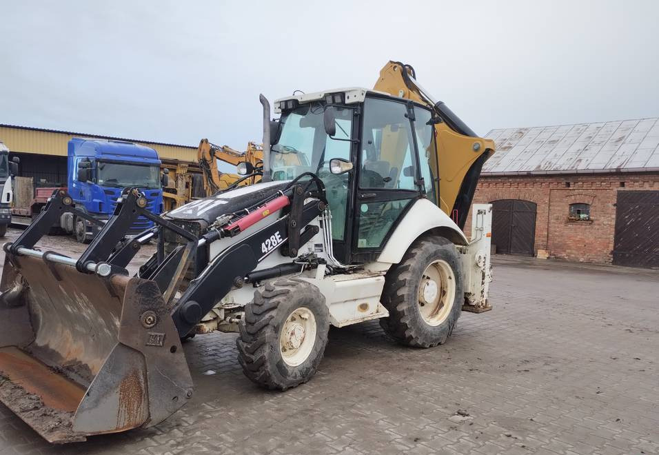 CAT Caterpillar 428E - Gravelæssemaskine: billede 1 CAT Caterpillar 428E - Gravelæssemaskine: billede 1