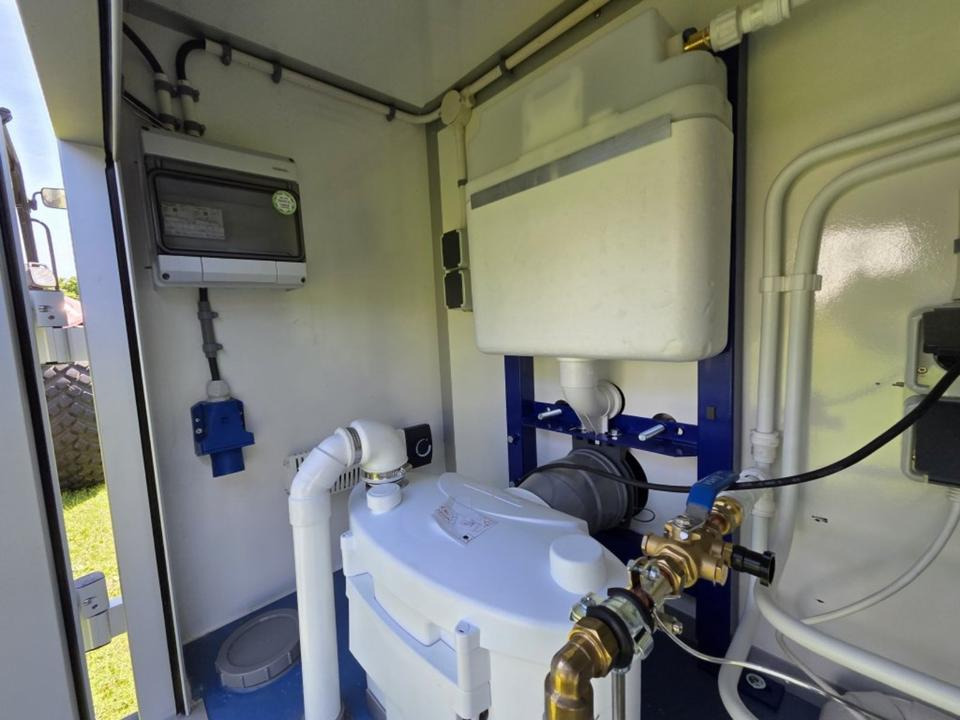 Skur container, Anhænger Badezimmerwagen Bad Anhänger Sanitär-Anhänger WC Dusche: billede 10