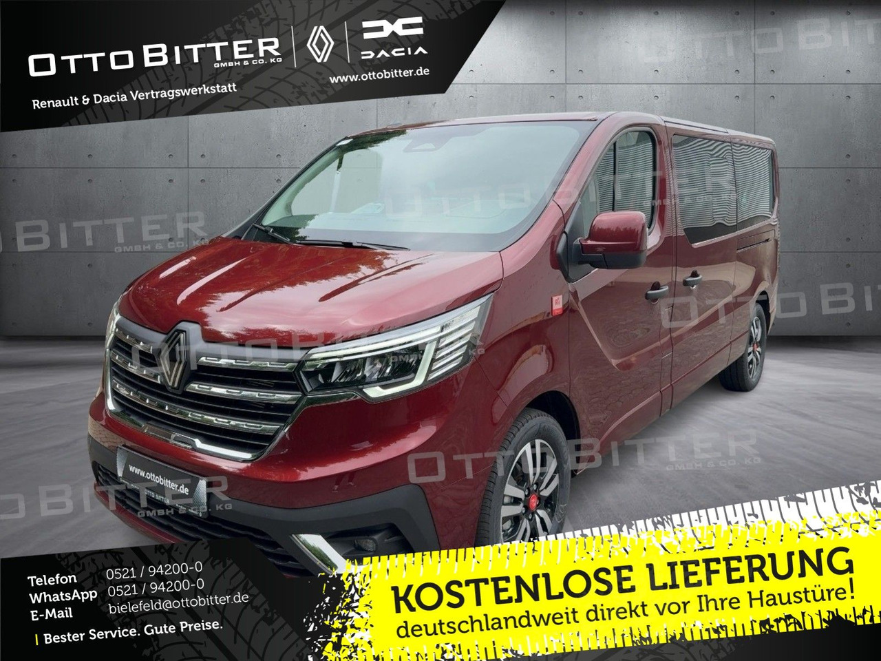 Renault Trafic Grand RED EDITION L2H1 dCi150 9-AUTOMATIK - Persontransport: billede 1 Renault Trafic Grand RED EDITION L2H1 dCi150 9-AUTOMATIK - Persontransport: billede 1