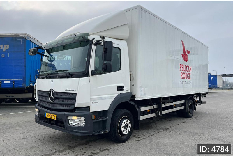 Mercedes-Benz Atego 1218 Day Cab, Euro 5, BDF / Automatic / standklima / DHOLLANDIA 2000KG - Containerbil/ Veksellad lastbil: billede 1 Mercedes-Benz Atego 1218 Day Cab, Euro 5, BDF / Automatic / standklima / DHOLLANDIA 2000KG - Containerbil/ Veksellad lastbil: billede 1