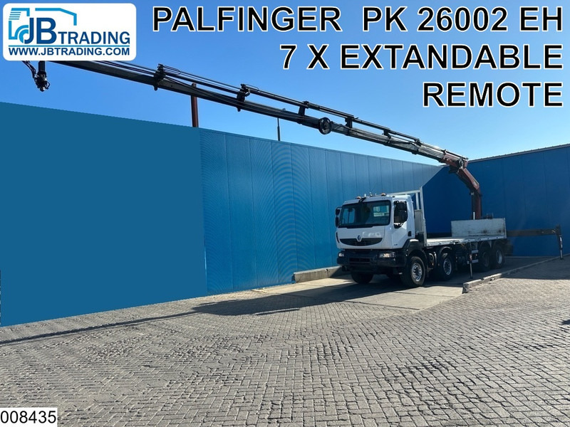 Renault Kerax 430 Dxi 8x4, EURO 5, Palfinger, Remote, Steel suspenion - Lastbil med lad, Lastbil med kran: billede 1 Renault Kerax 430 Dxi 8x4, EURO 5, Palfinger, Remote, Steel suspenion - Lastbil med lad, Lastbil med kran: billede 1